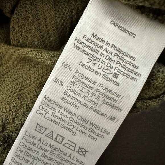 Madewell Button Down Knit Top L - Picture 8 of 8